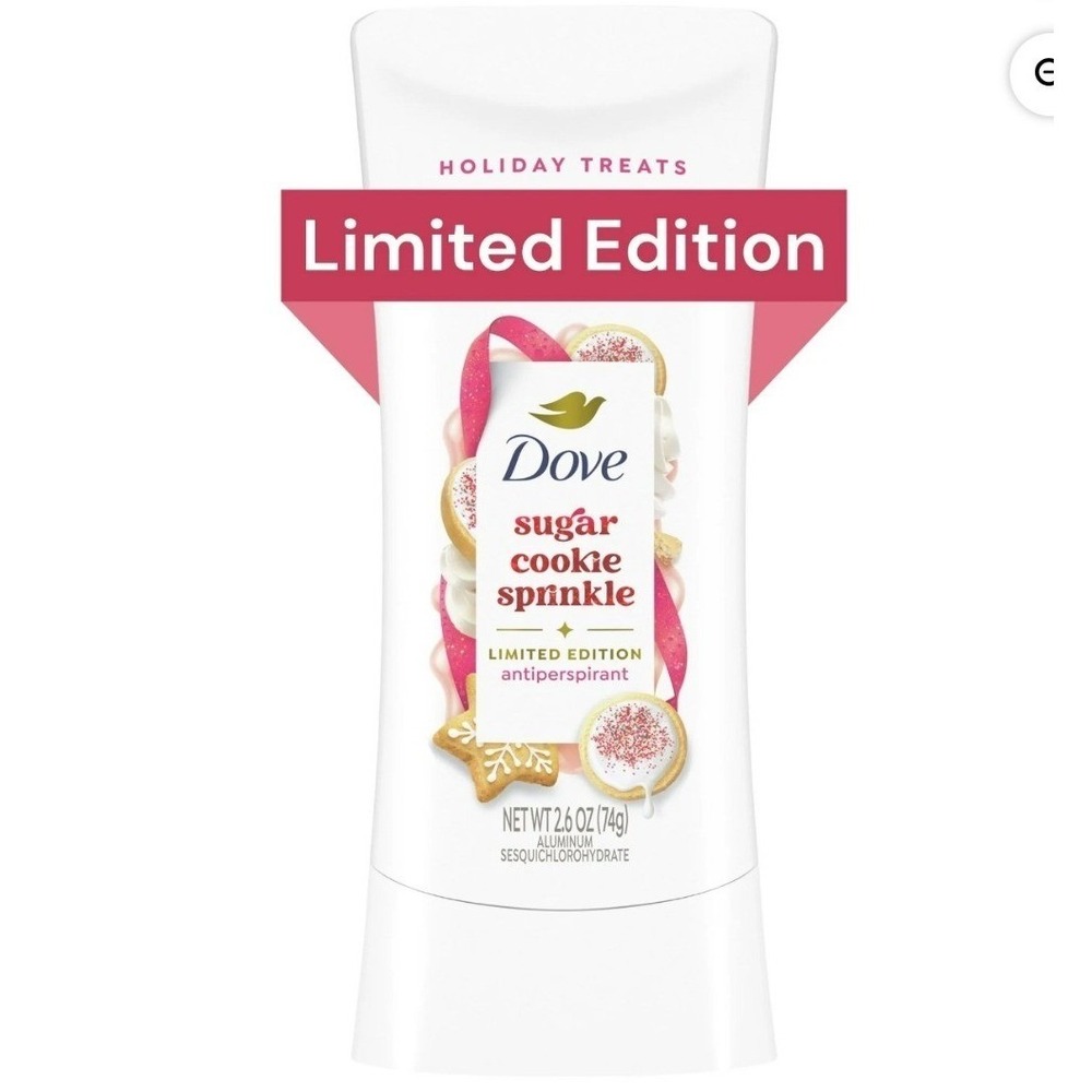 Dove Limited Edition Sugar Cookie Sprinkle Antiperspirant‎ Deodorant 2.6 oz NEW